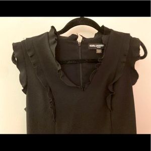 Karl Lagerfeld black dress size 8